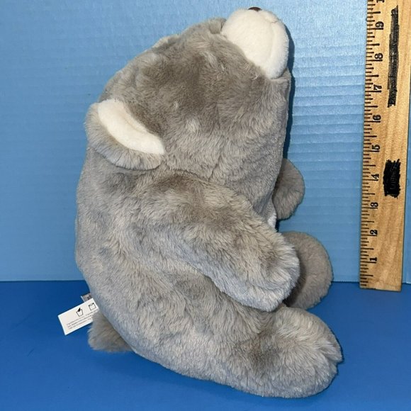 Vintage Gund Snuffles Teddy Bear 10" Plush Gray Stuffed Animal Soft Toy 6050369 - Picture 4 of 7